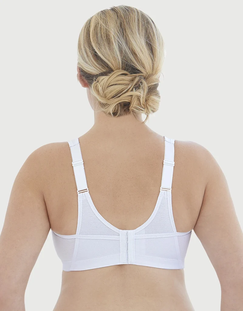 Glamorise Made to Move Wire-Free Support Bra White