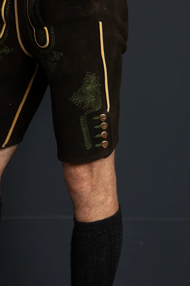 Kurze Meindl Hirschlederhose Ebensee ahorn