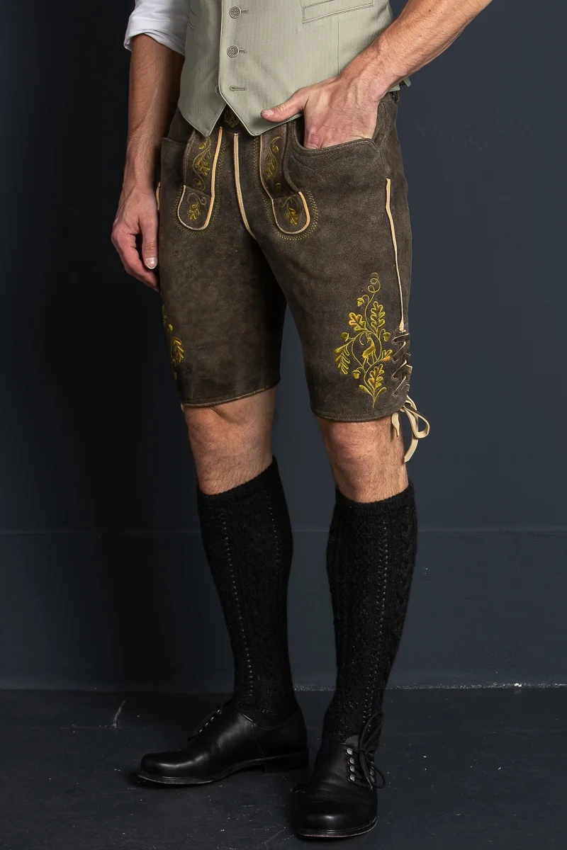 Kurze Meindl Hirschlederhose Nockerberg
