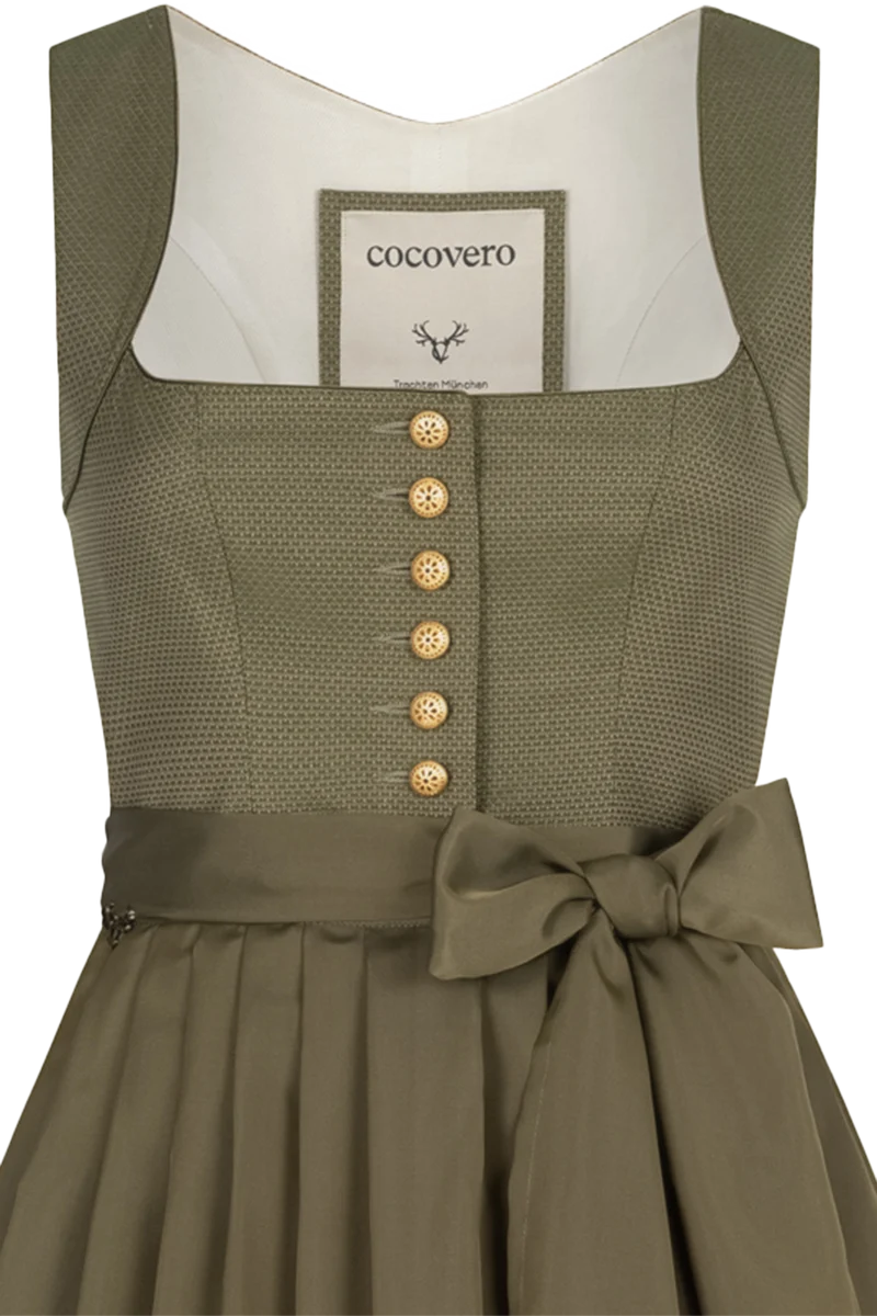 Midi-Dirndl mit Plisseerock