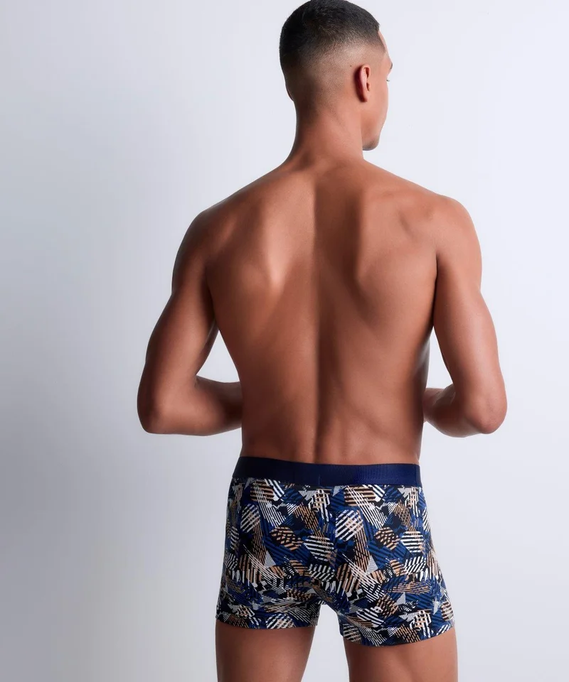 Aubade - Aubade Herren Shorts Psychedelik Stripes Gots