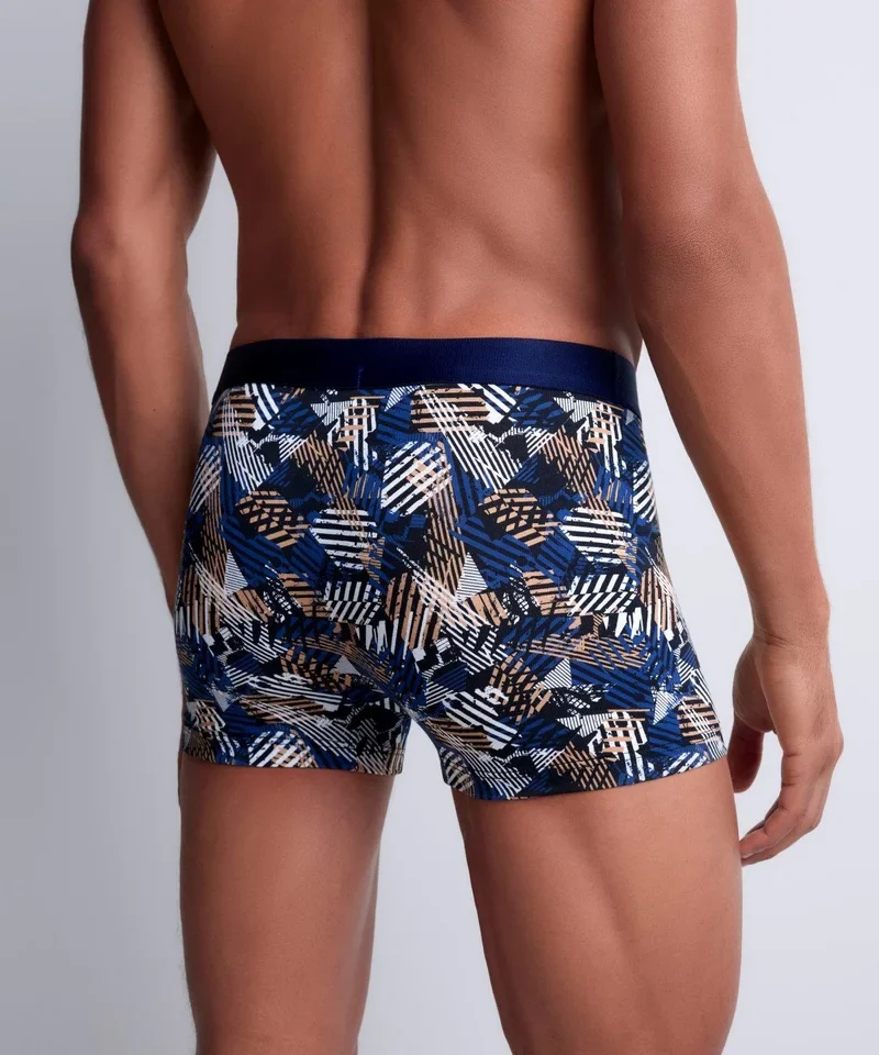 Aubade - Aubade Herren Shorts Psychedelik Stripes Gots