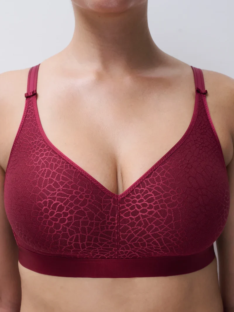 Chantelle - C Magnifique Bügelloser Stütz-BH Red Raspberry / Sedona