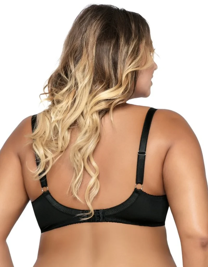 Ava Lingerie Madison Balconette Bra Black