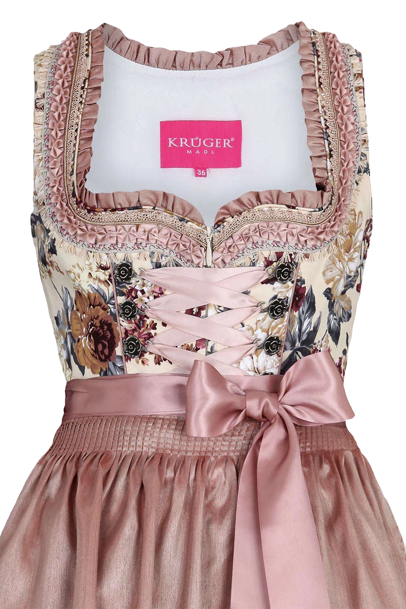 Mini-Dirndl mit Blumenprint