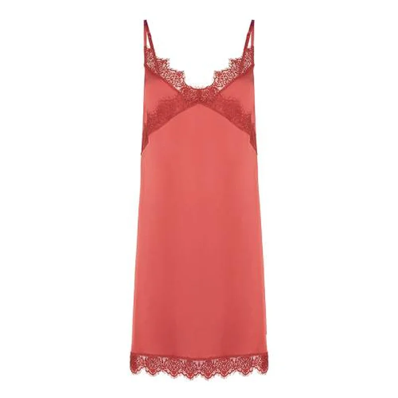 Simone Perele - Satin Secrets Kurzes Nachthemd Qwartz Pink