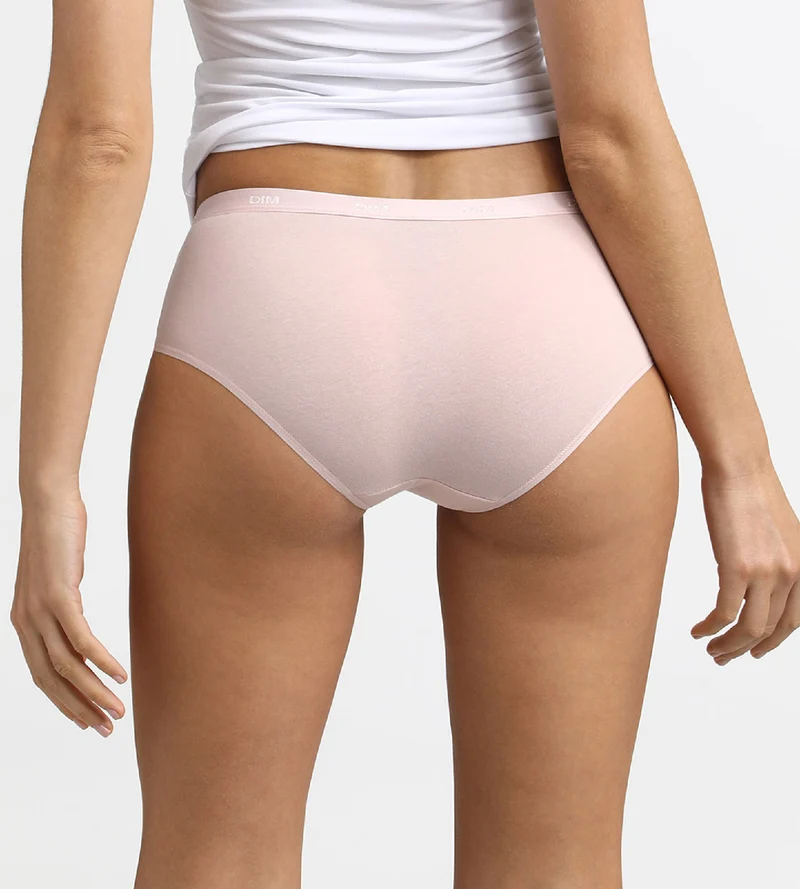 3er-Pack Hipster rosa/hautfarben/perlmutt aus Stretch-Baumwolle – Pockets EcoDIM