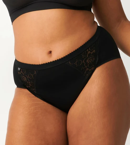 Sloggi Chic Midi 4er Pack black