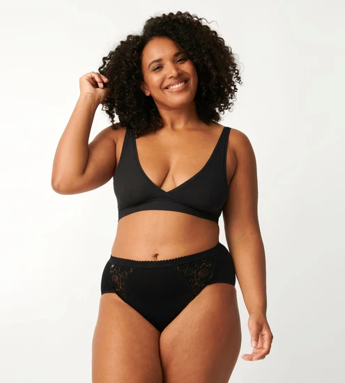 Sloggi Chic Midi 4er Pack black