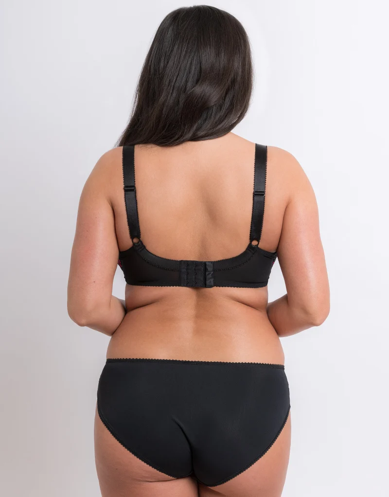 Adore Julia Brief Black/Cherry