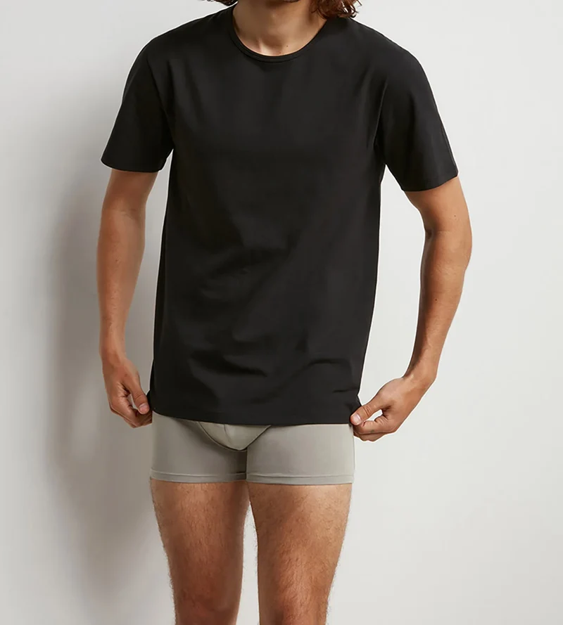 2er-Pack schwarze T-Shirts mit Rundhals und Wärmeregulierung - Regul'Activ