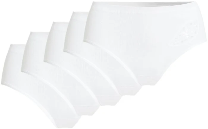 conta Damen Hüftslip weiß 5-er Pack