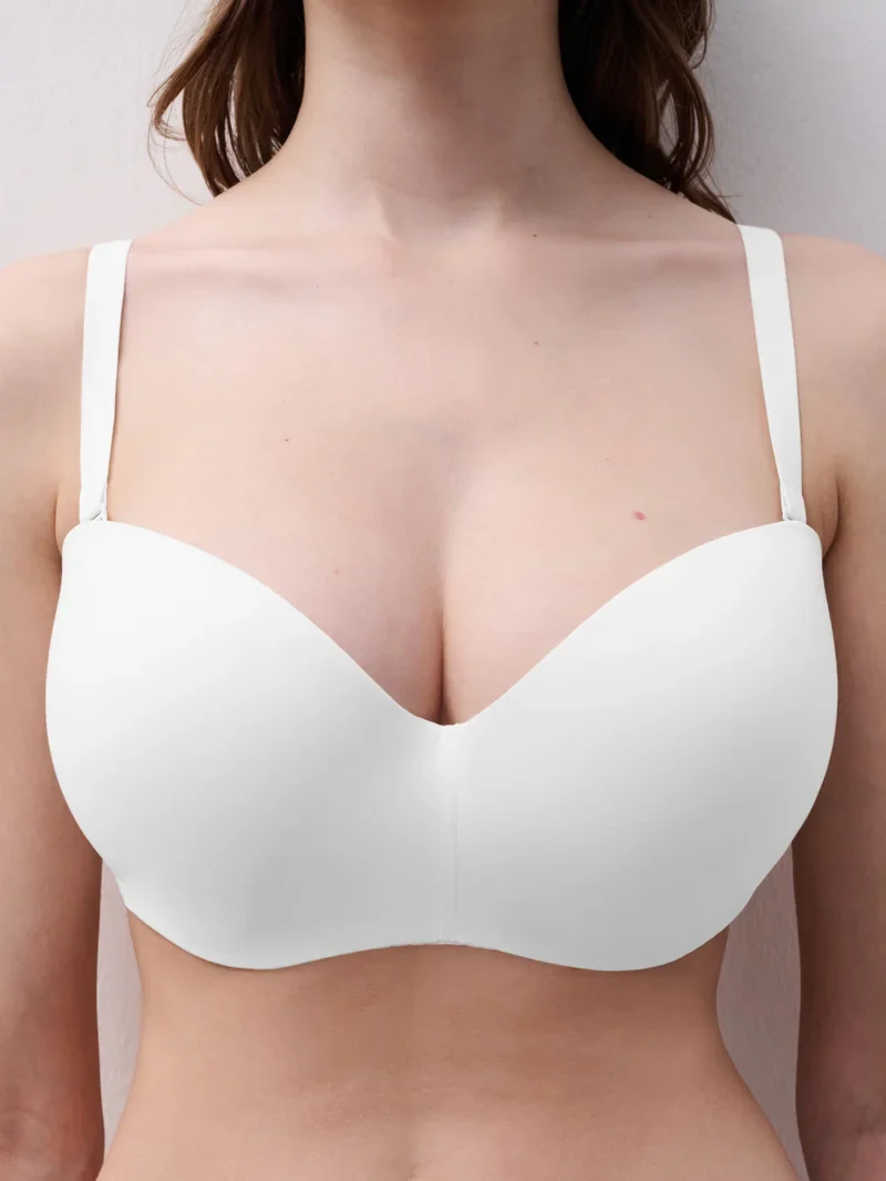 Chantelle EasyFeel – Norah Bandeau-T-Shirt-BH Weiß