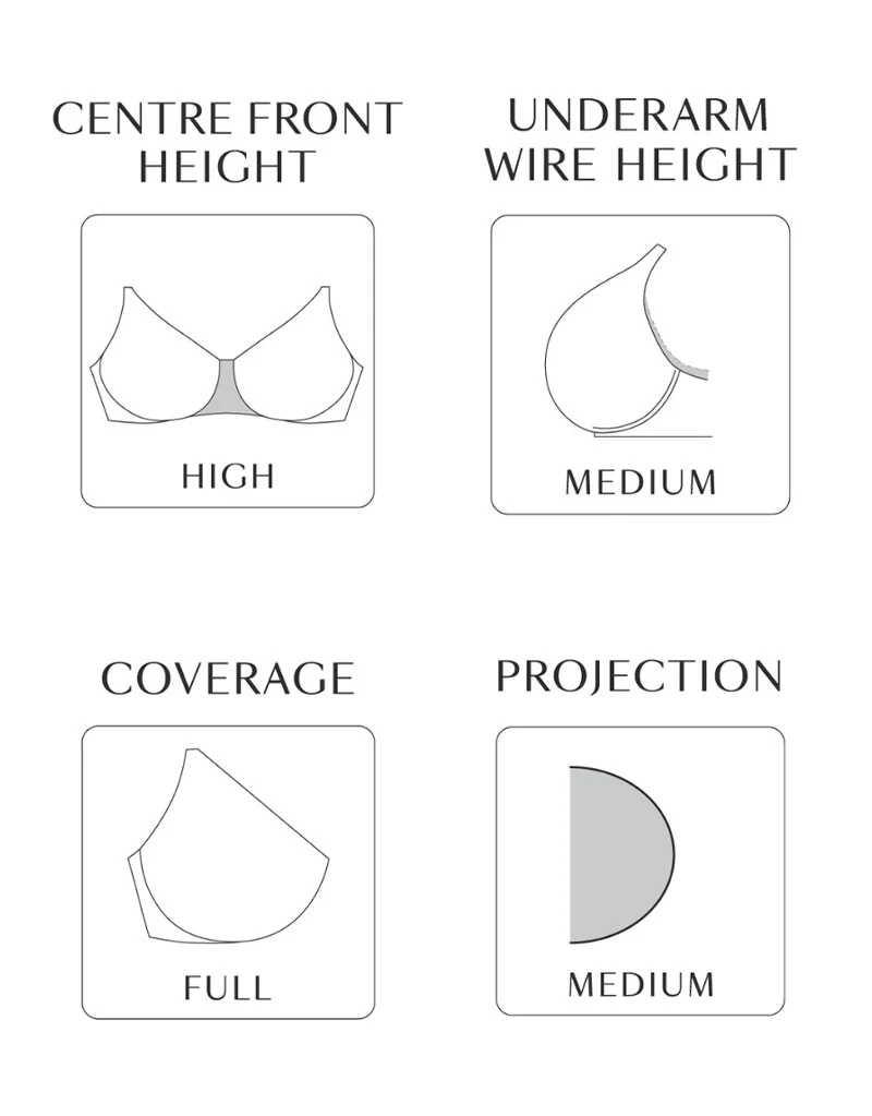 Sculptresse By Panache Amara Full Cup Side Support Bra Honey