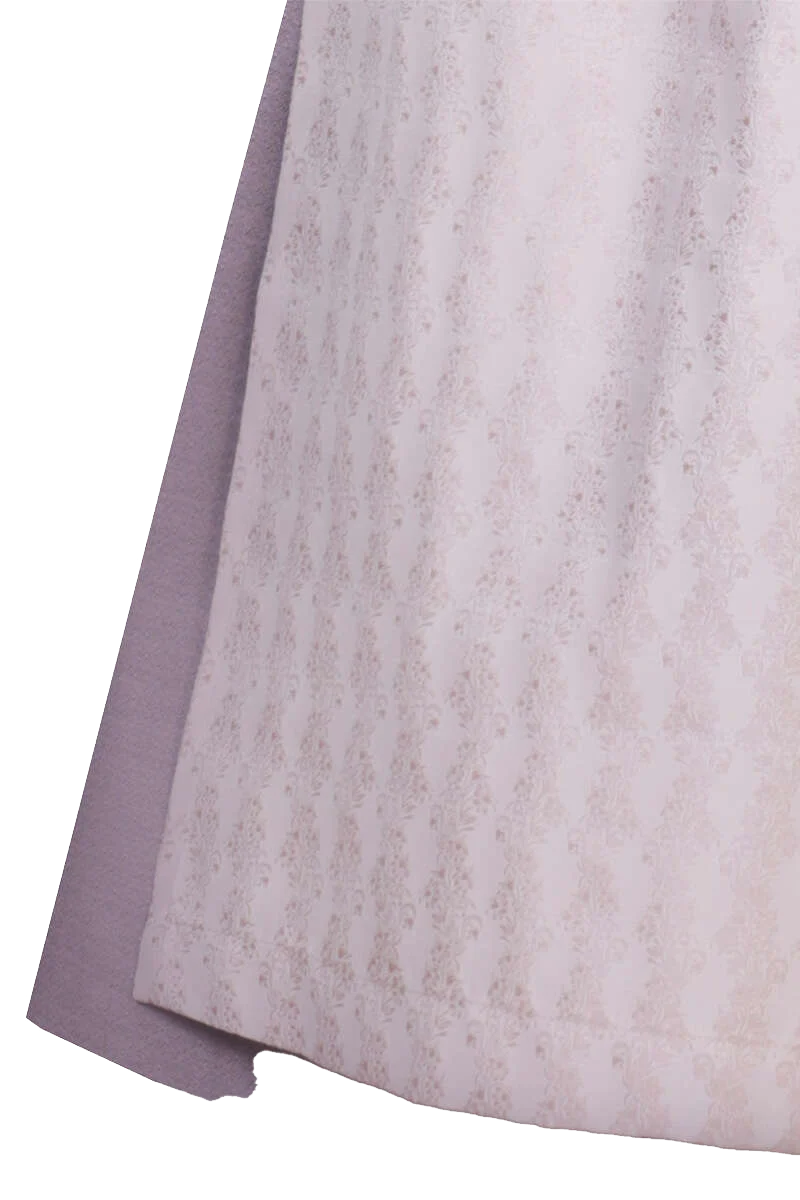 Midi-Dirndl Cordsamt - puder rosa