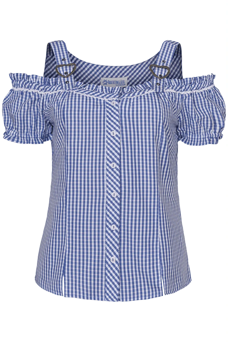 Trachten Carmenbluse kariert