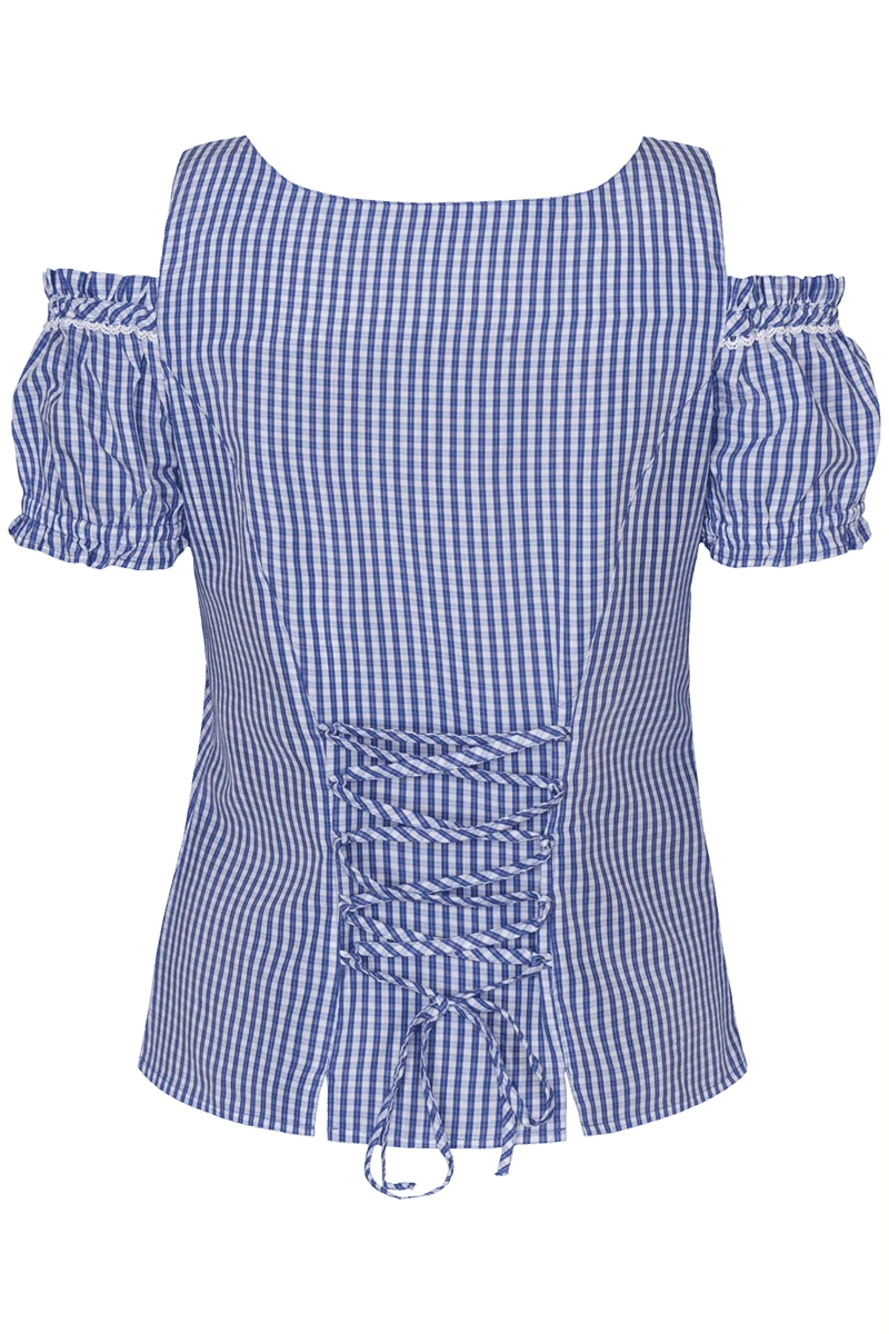 Trachten Carmenbluse kariert