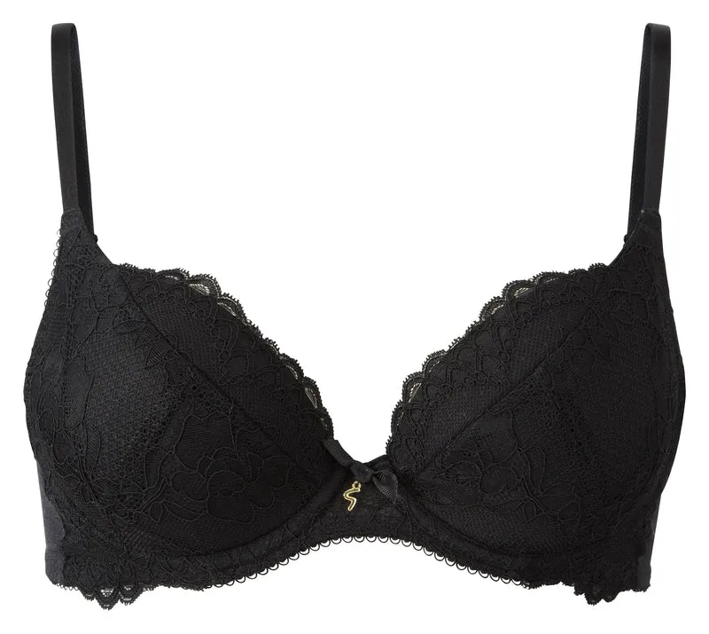 Gossard - Superboost Lace gepolsterter Plunge-BH Schwarz