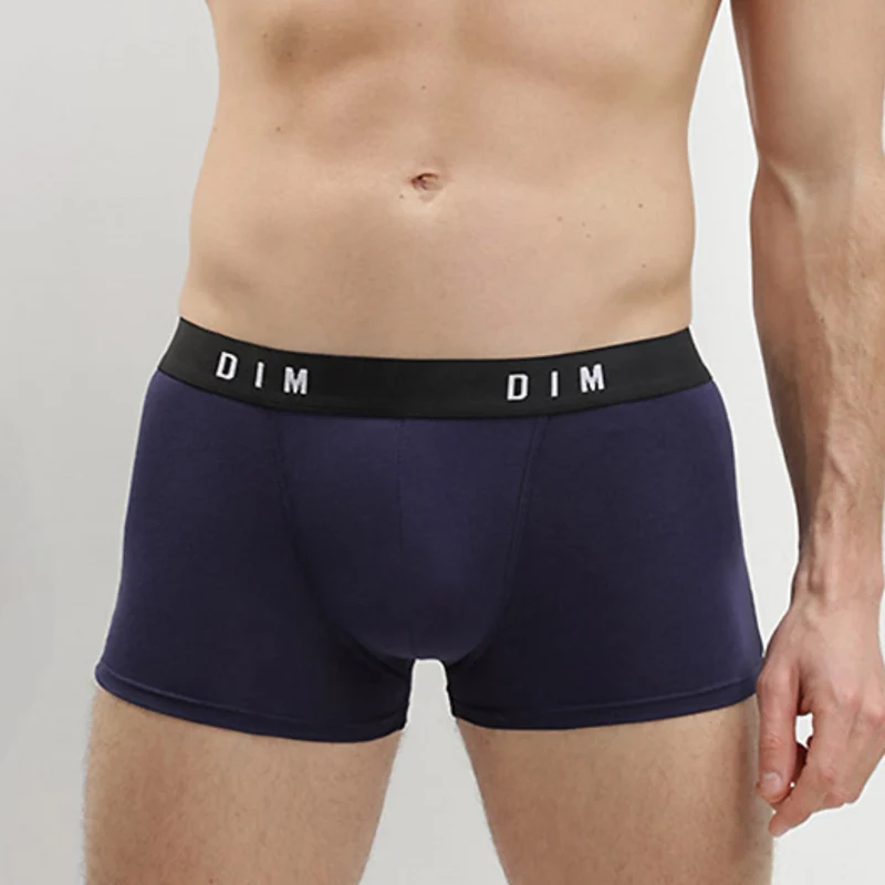2er-Pack Boxershorts mit Retrobund blau/rot - DIM Originals