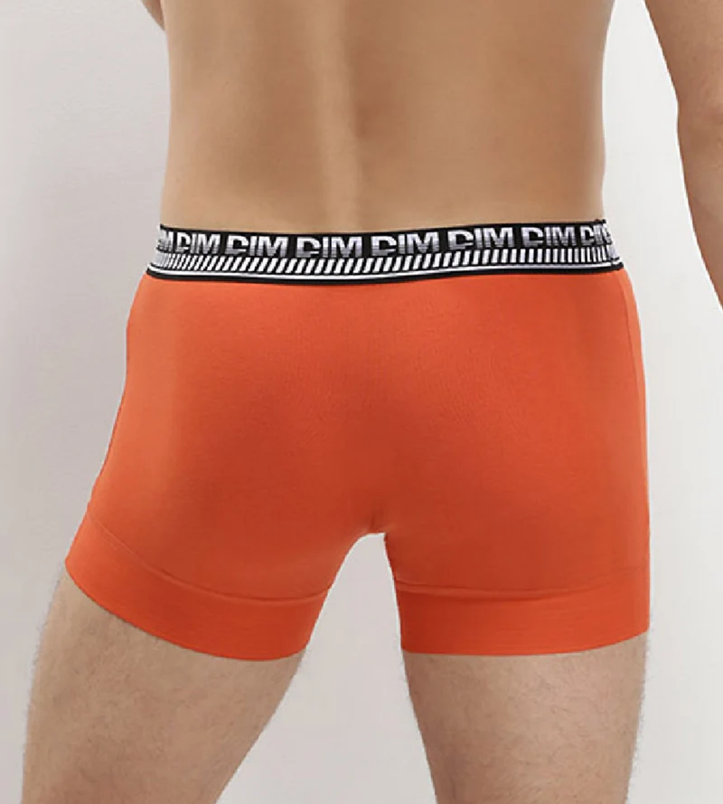 2er-Pack orange/blaue Boxershorts mit PowerGrip Beinabschluss - Stay & Fit