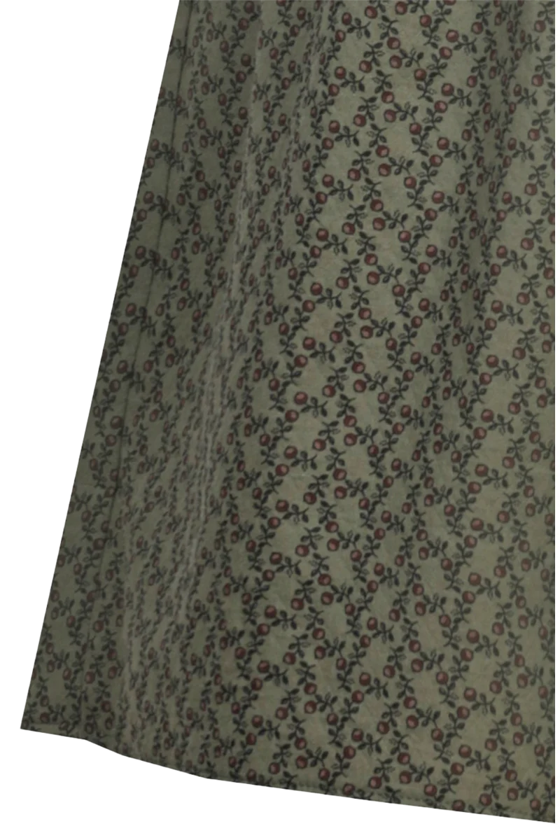 Midi-Dirndl mit Samtoberteil