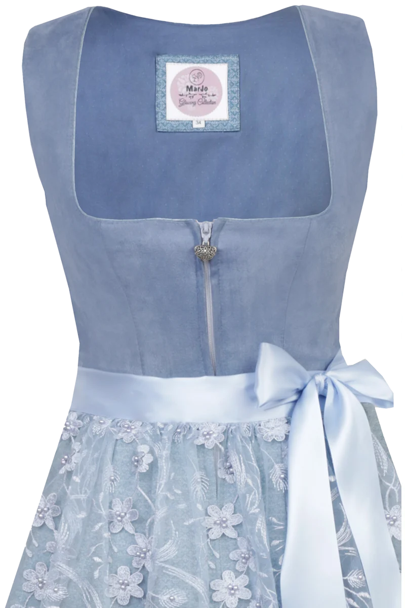 Mini-Dirndl mit Veloursoberteil