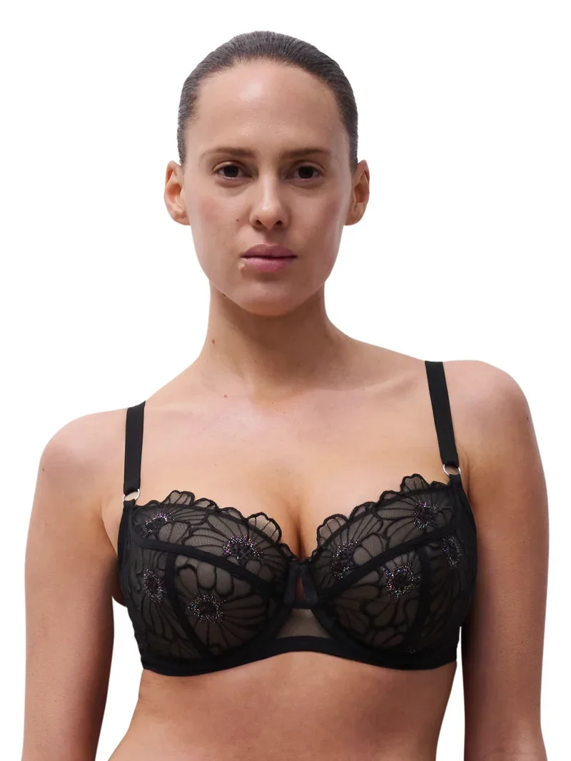Chantelle - Lush Halbschalen-BH Festliches Schwarz