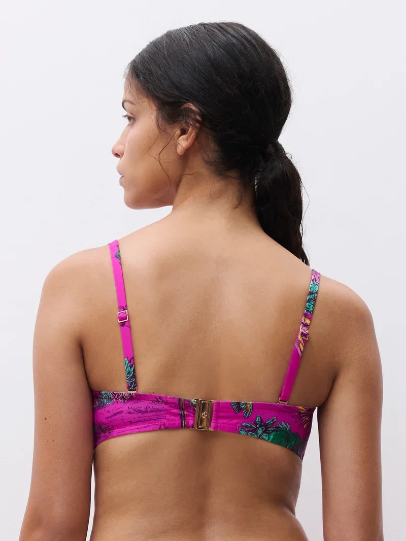 Chantelle Bademode - Sauvage Bandeau-T-Shirt-BH Pink Jungle