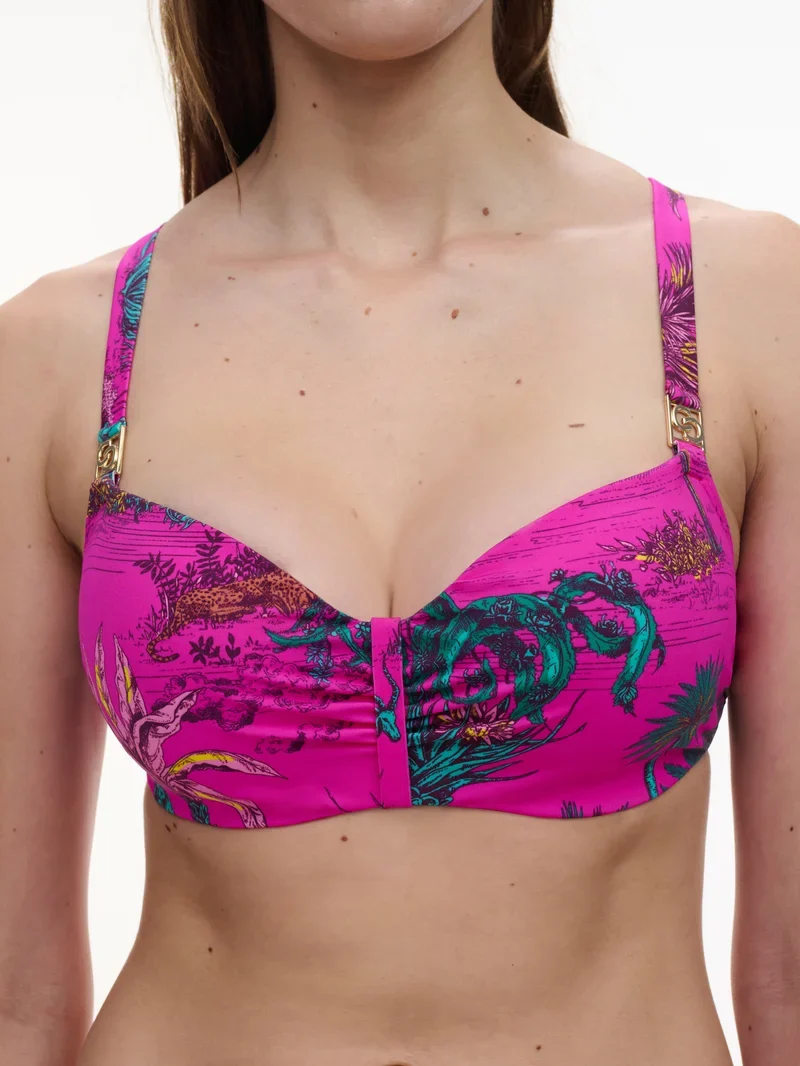 Chantelle Bademode - Sauvage Halbschalen-Memory-BH Pink Jungle