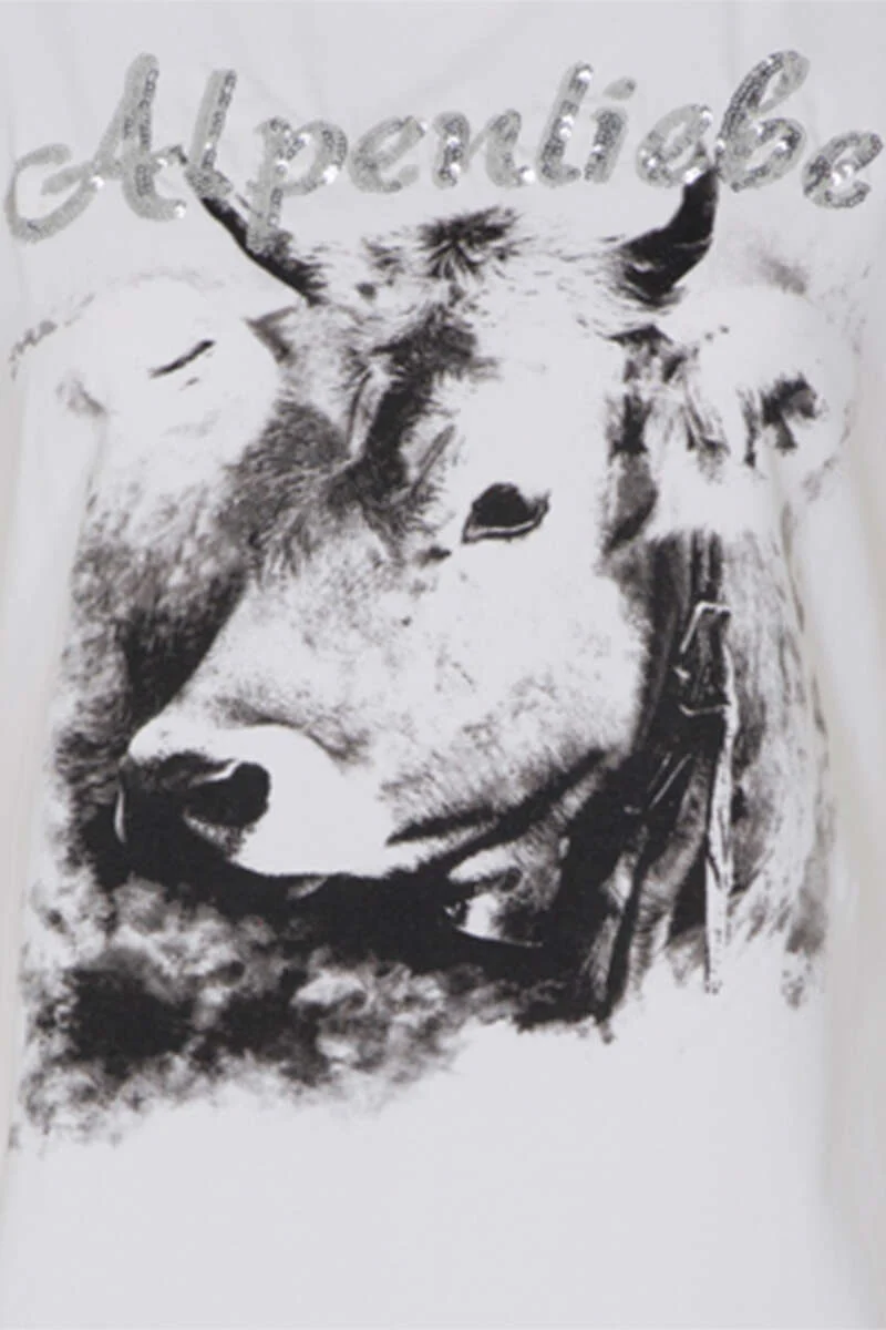 Damen Trachtenshirt 'Alpenliebe'