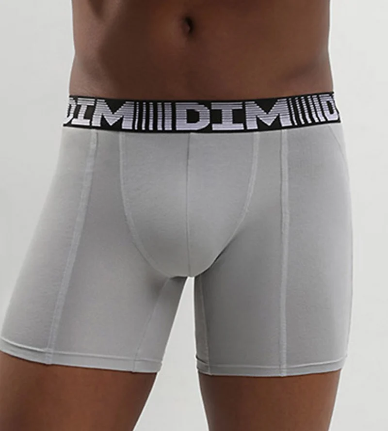 2er-Pack längere Anti-Transpirant-Boxershorts schwarz/hellgrau - 3D Flex Air
