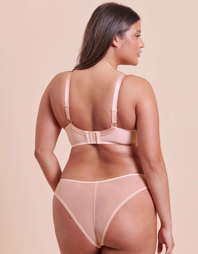 Curvy Kate Lightstyle Scallop Brazilian Blush Pink
