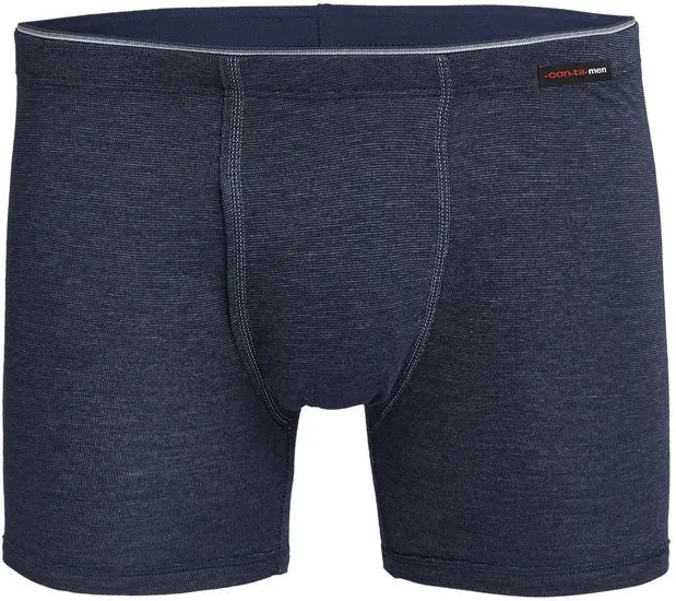 conta Herren Hose kurz mit Eingriff Marine geringelt 1-er Pack