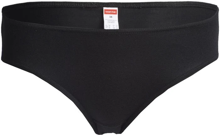 conta Damen Bikinislip Schwarz 1-er Pack