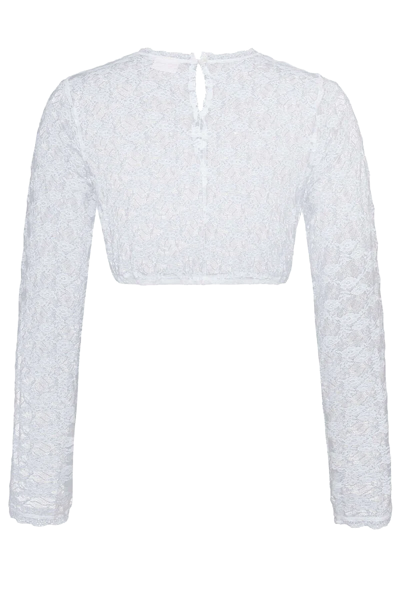 Dirndlbluse mit langen Ärmeln