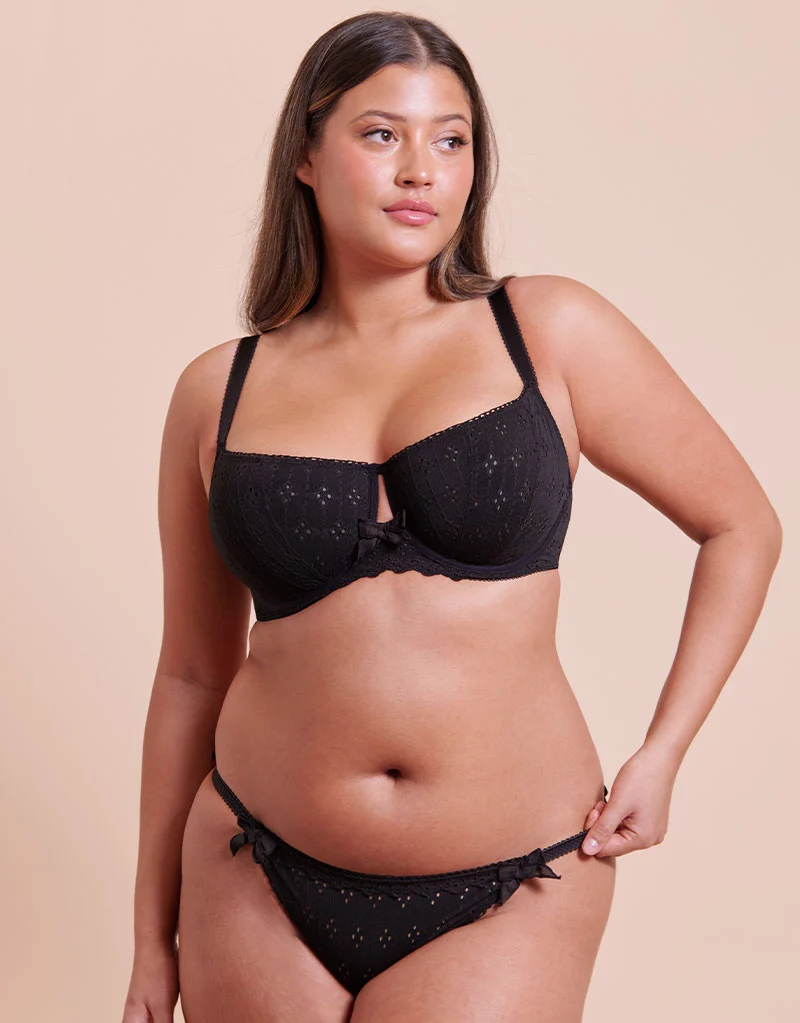Curvy Kate Flora Tanga Black