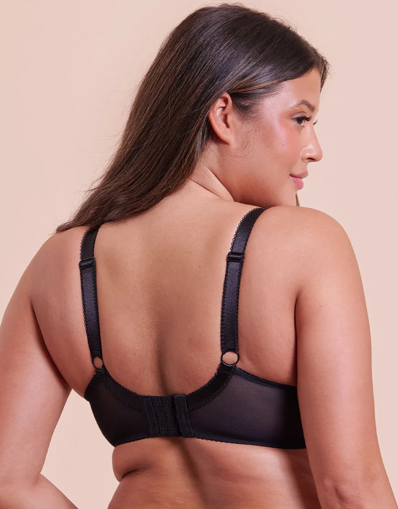 Curvy Kate Flora Balcony Bra Black