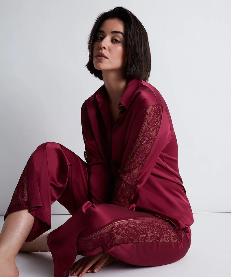 Aubade - Midnight Whisper Bluse Purpurrot