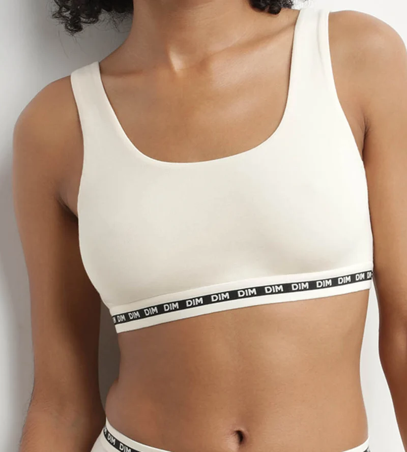 Hellbeiges Bustier aus Mikrofaser - Icons Essentiel