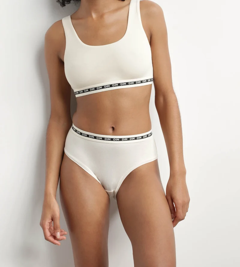 Hellbeiges Bustier aus Mikrofaser - Icons Essentiel