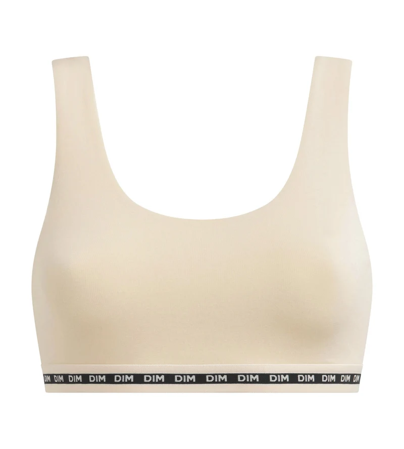Hellbeiges Bustier aus Mikrofaser - Icons Essentiel