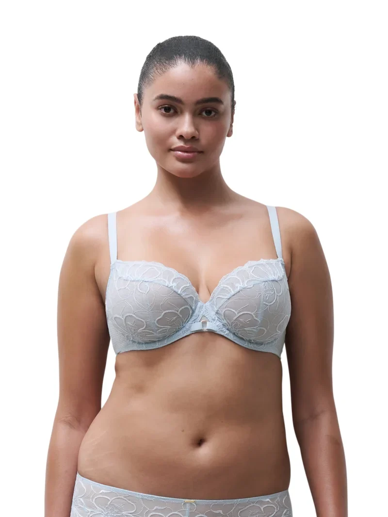 Chantelle – Fleurs Covering Underwired Bra Icy Flower