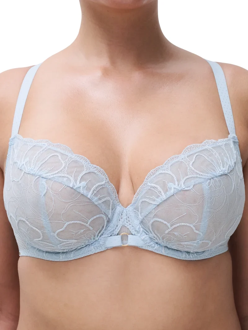 Chantelle – Fleurs Covering Underwired Bra Icy Flower