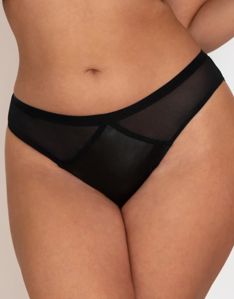 Curvy Kate Lucky Star Brazilian Black