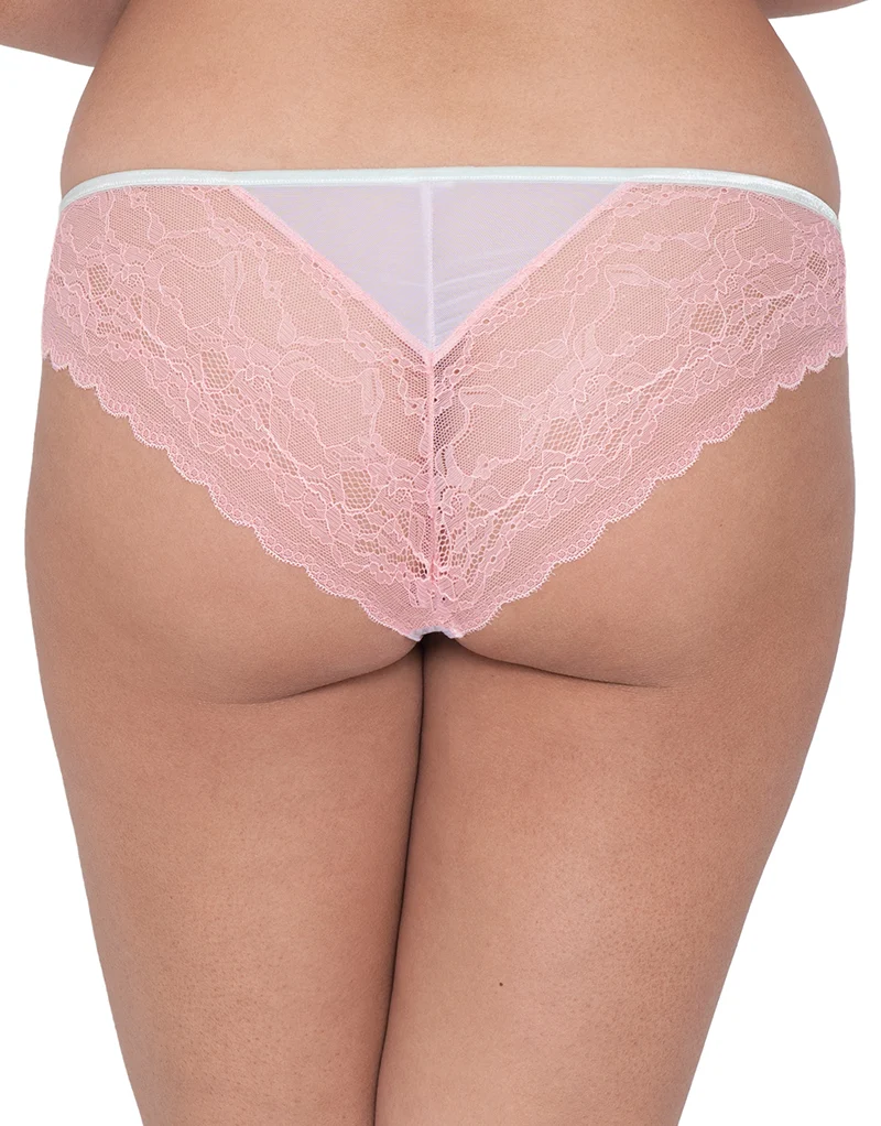 Curvy Kate Flutterby Brazilian Brief Lilac/Pink