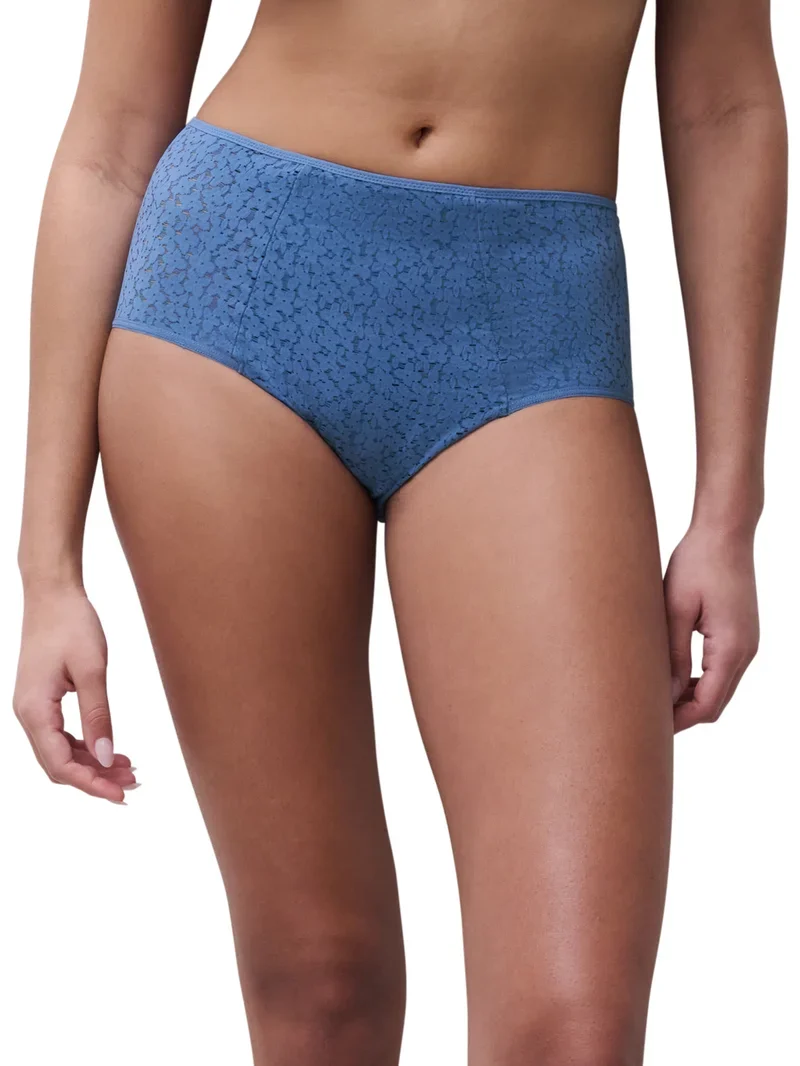 Chantelle - Norah High-Waisted Full Brief Ozeanblau