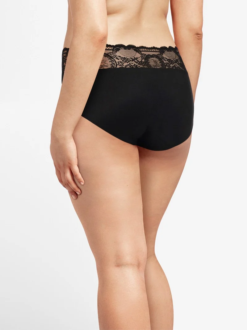 Chantelle - Flux Leger Period Proof Heavy Flow High Waist Slip Schwarz