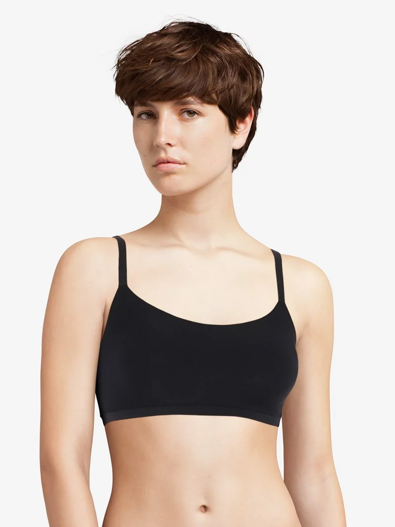 Chantelle Softstretch gepolsterter Bralette aus Spitze – Schwarz