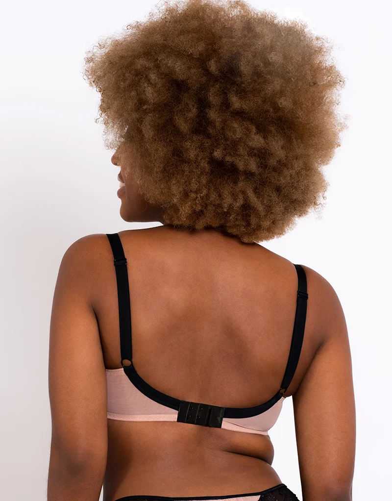 Curvy Kate Lifestyle Lace Plunge Bra Latte/Black