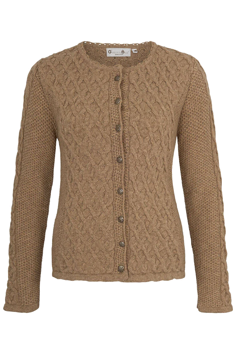 Damen Trachtenjacke Zopfstrick